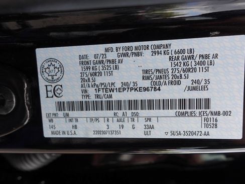 Used 2023 Ford F150 Lariat w/ Equipment Group 502A High AWD/4WD image 19