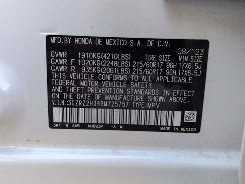 Certified 2024 Honda HR-V LX image 27