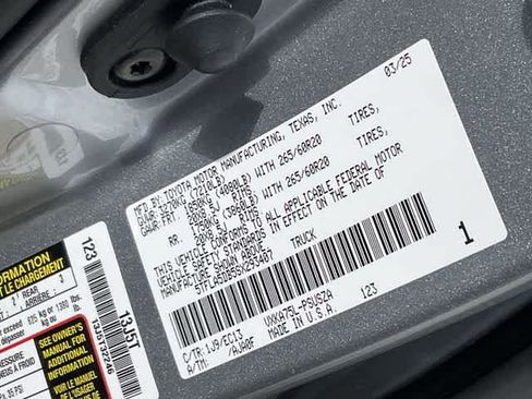 Used 2025 Toyota Tundra SR5 w/ SR5 Premium Package image 30