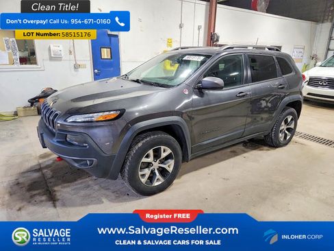 Used 2016 Jeep Cherokee Trailhawk w/ Leather Interior Group AWD/4WD image 1