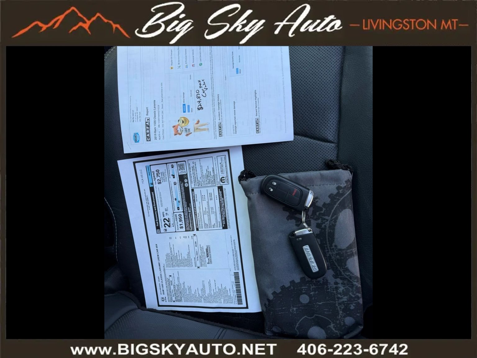 Used 2019 RAM 1500 Laramie w/ Convenience Group AWD/4WD image 25