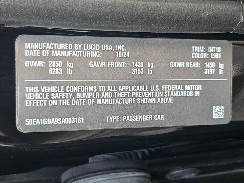 Used 2025 Lucid Air Grand Touring AWD/4WD image 37