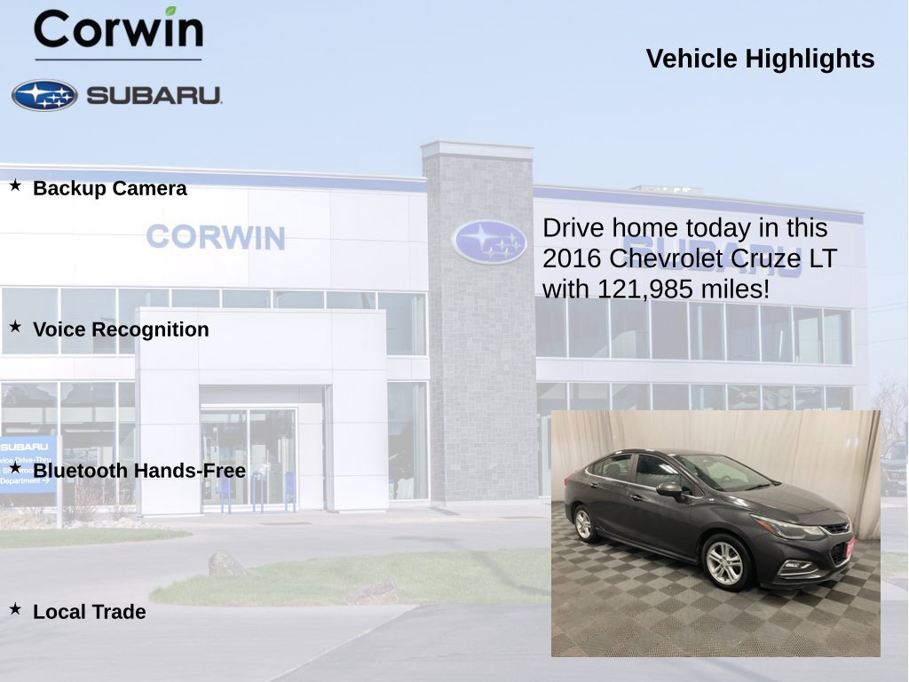 Used 2016 Chevrolet Cruze LT w/ Convenience Package FWD image 6