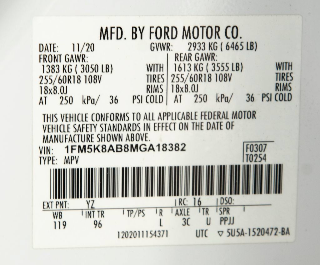 Used 2021 Ford Explorer 4WD Police Interceptor image 27