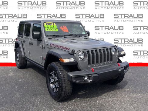 Used 2021 Jeep Wrangler Unlimited Rubicon w/ Cold Weather Group AWD/4WD image 1