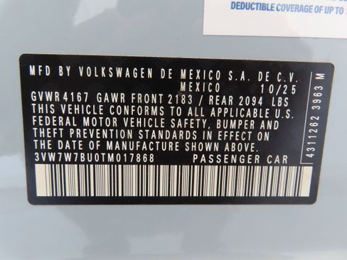 New 2026 Volkswagen Jetta SE image 29