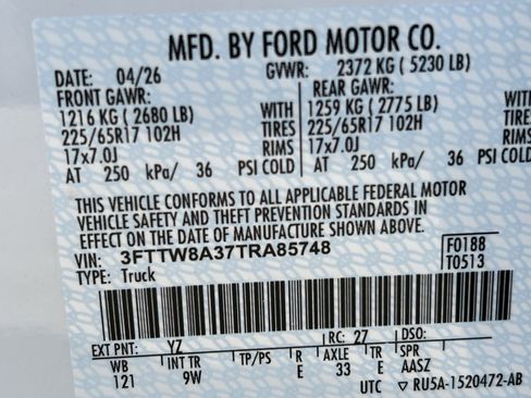 New 2026 Ford Maverick XL FWD image 35
