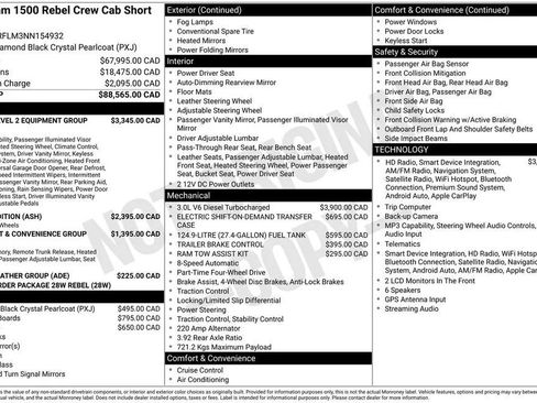 Used 2022 RAM 1500 Rebel w/ Rebel Level 2 Equipment Group AWD/4WD image 2