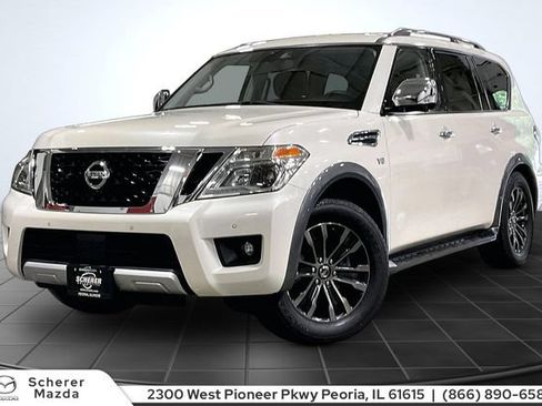 Used 2018 Nissan Armada Platinum w/ Captain Seat Package AWD/4WD image 1