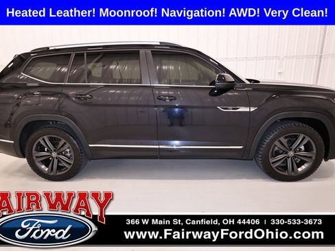 Used 2022 Volkswagen Atlas SEL R-Line AWD/4WD image 1