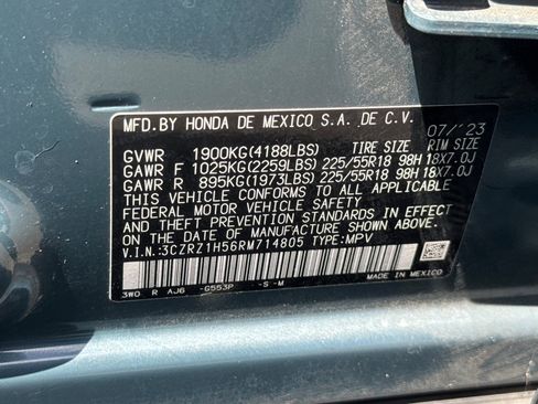 Certified 2024 Honda HR-V Sport image 28
