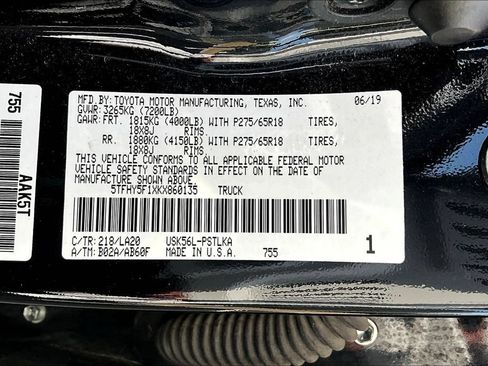 Used 2019 Toyota Tundra Limited w/ Limited Premium Package AWD/4WD image 18