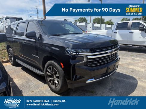 Used 2021 Chevrolet Suburban LT RWD image 1
