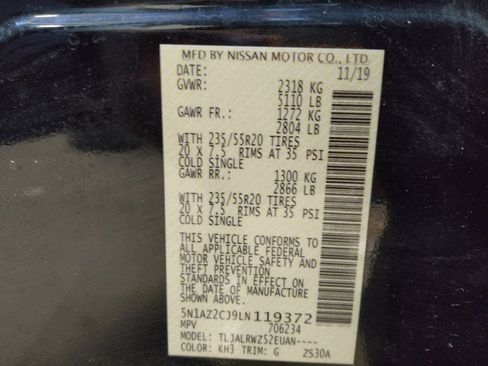 Used 2020 Nissan Murano SL image 33