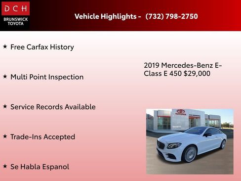 Used 2019 Mercedes-Benz E 450 4MATIC Coupe image 4
