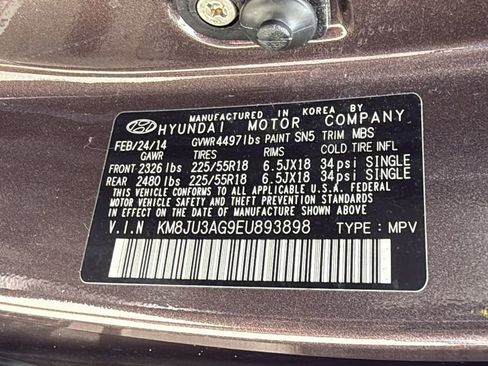 Used 2014 Hyundai Tucson Limited w/ Technology Package 02 FWD image 38