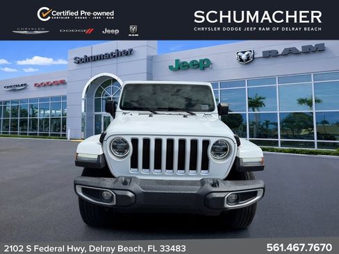 Certified 2022 Jeep Wrangler Unlimited Sahara w/ LED Lighting Group AWD/4WD image 2