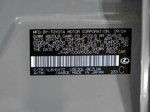 Used 2024 Lexus IS 500 image 62