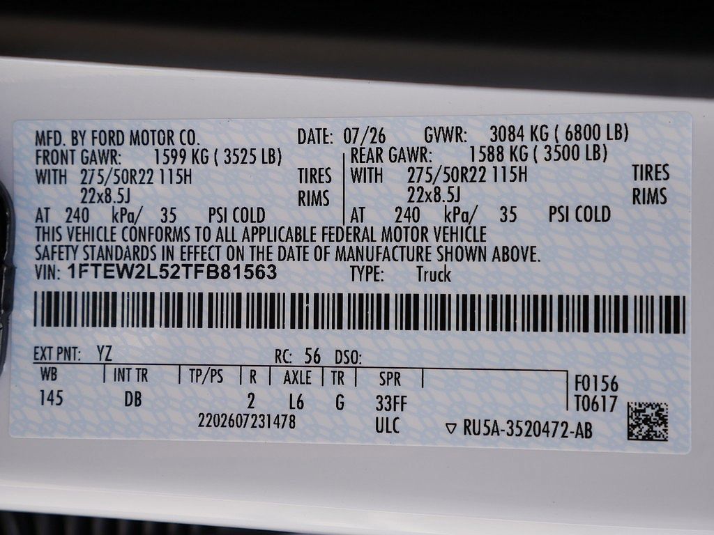 New 2026 Ford F150 STX w/ F-150 LOBO Package AWD/4WD image 40