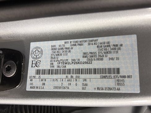 Certified 2025 Ford F150 STX w/ Equipment Group 200A Standard image 9