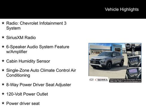 Certified 2023 Chevrolet TrailBlazer LT w/ LPO, Blackout Package AWD/4WD image 5