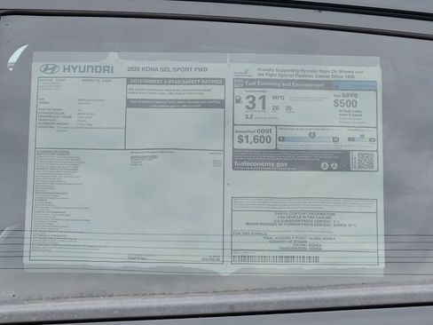 New 2026 Hyundai Kona SEL Sport image 31