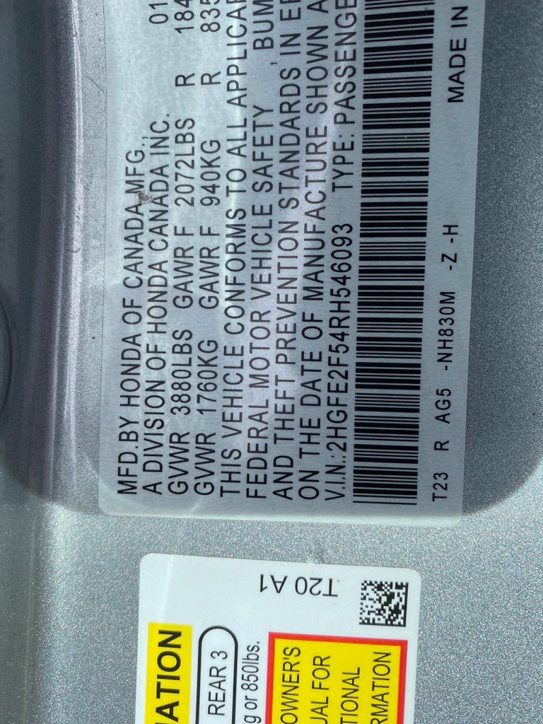 Certified 2024 Honda Civic Sport image 18