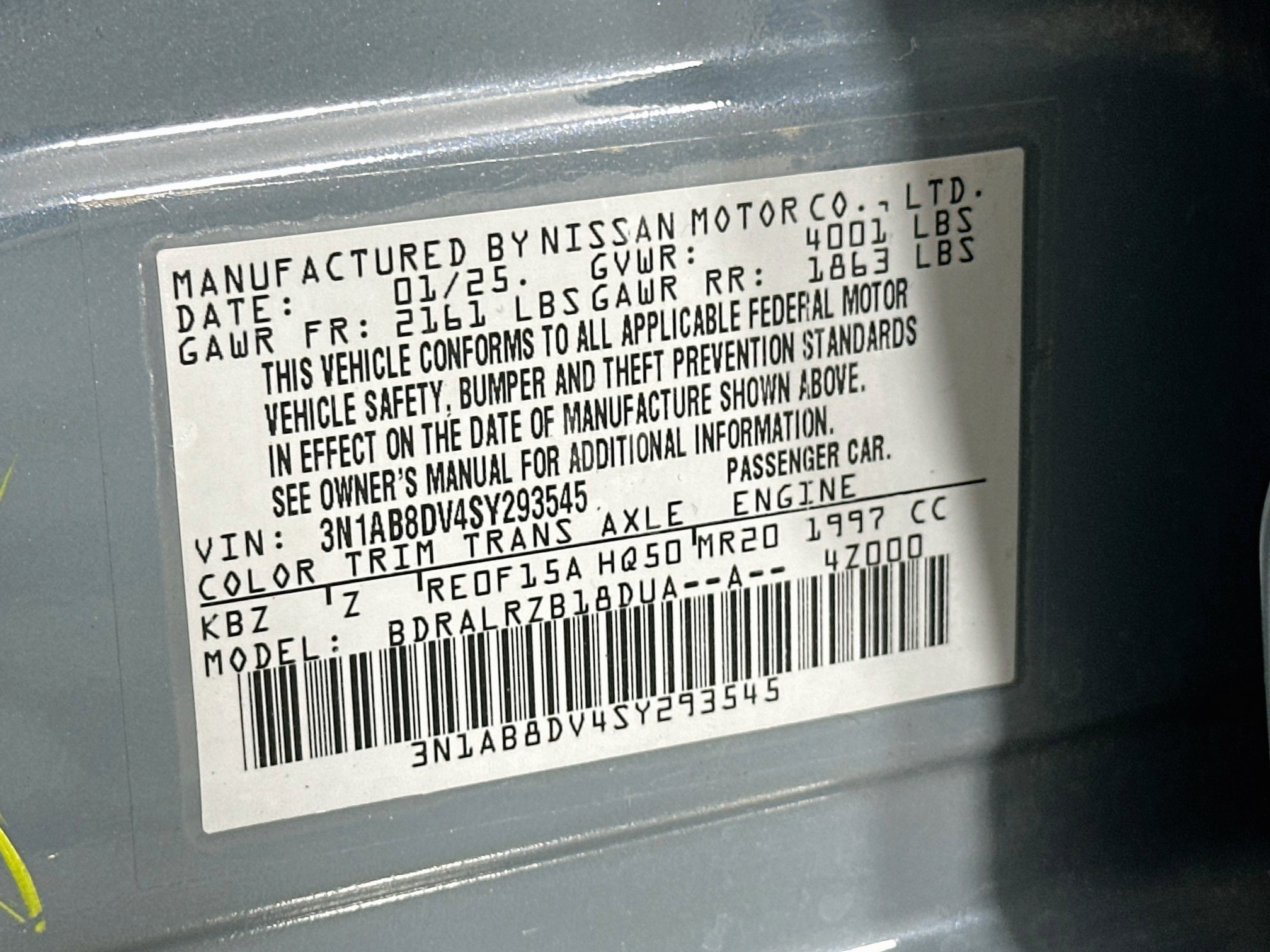 Used 2025 Nissan Sentra SR FWD image 12