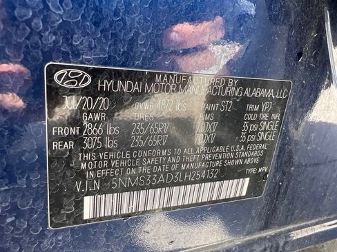 Used 2020 Hyundai Santa Fe SEL w/ Cargo Package FWD image 27