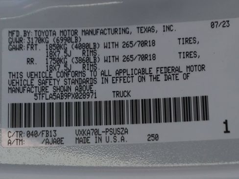Used 2023 Toyota Tundra SR5 w/ SR5 Convenience Package RWD image 49