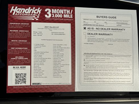Used 2021 Kia K5 GT image 34