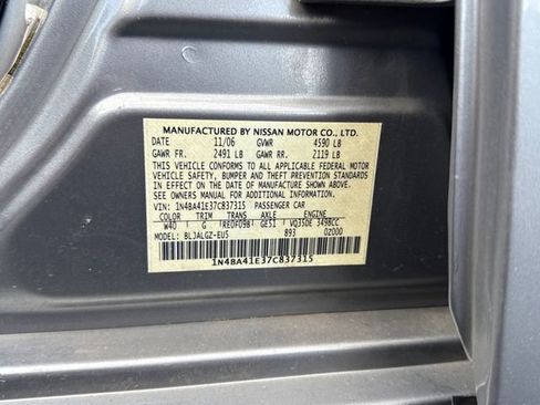 Used 2007 Nissan Maxima 3.5 SL w/ Driver Preferred Pkg FWD image 23