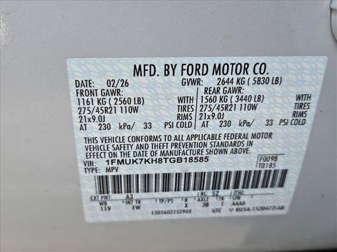 New 2026 Ford Explorer ST-Line RWD image 17