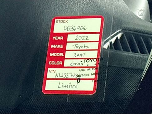 Used 2022 Toyota RAV4 Limited w/ Limited Grade Weather Package image 25