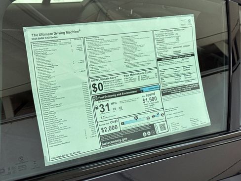 Used 2026 BMW 530i w/ M Sport Package image 29