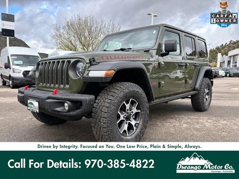 Used 2022 Jeep Wrangler Unlimited Rubicon w/ Steel Bumper Group image 1
