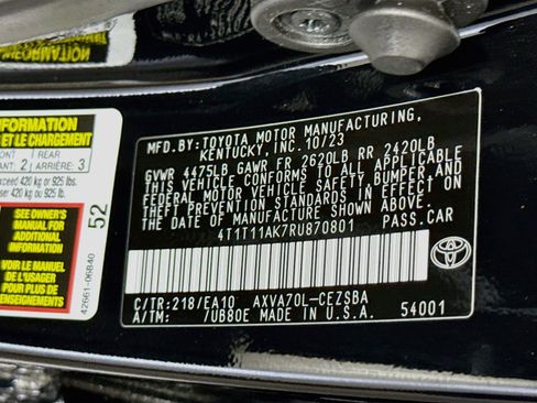 Used 2024 Toyota Camry SE w/ Convenience Package FWD image 40