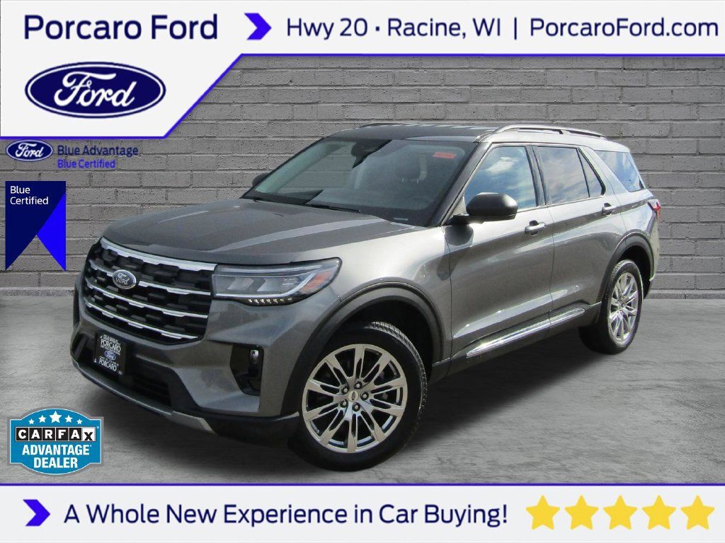 Certified 2025 Ford Explorer Active w/ Active Comfort Package AWD/4WD 360° Tour