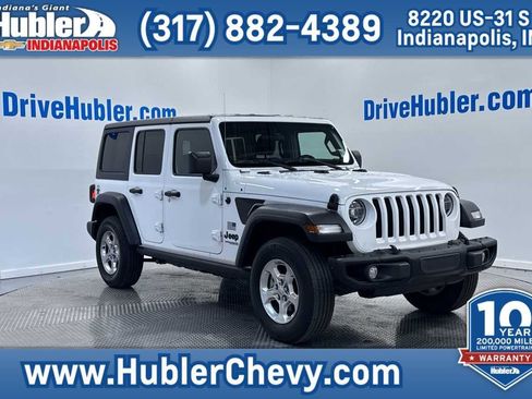 Used 2021 Jeep Wrangler Unlimited Sport image 1