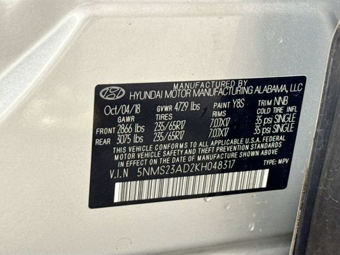 Used 2019 Hyundai Santa Fe SE FWD image 37