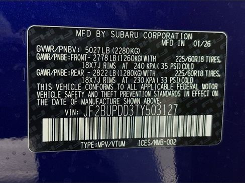 New 2026 Subaru Outback Limited image 33