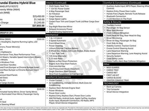 New 2026 Hyundai Elantra Blue image 35