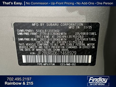 New 2026 Subaru Outback Limited XT image 35