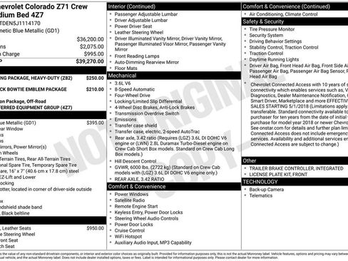 Used 2018 Chevrolet Colorado Z71 image 15