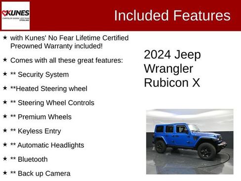 Used 2024 Jeep Wrangler Unlimited Rubicon AWD/4WD image 2