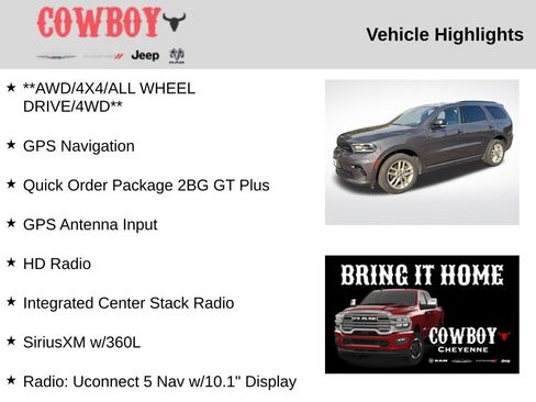 Used 2024 Dodge Durango GT AWD/4WD image 5