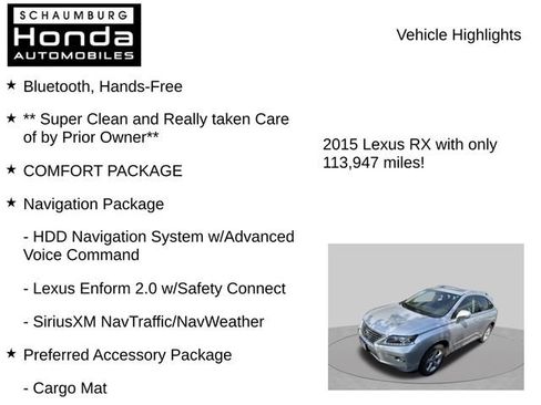 Used 2015 Lexus RX 350 AWD image 8