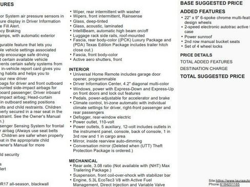 Certified 2020 Chevrolet Tahoe LT AWD/4WD image 2