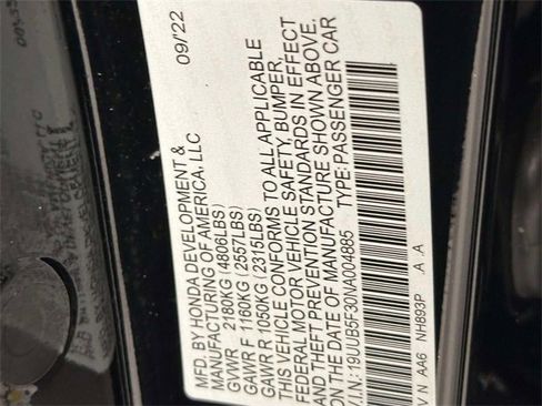 Used 2022 Acura TLX image 17