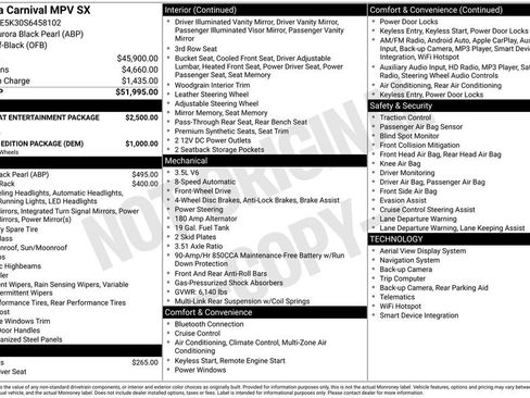 Certified 2025 Kia Carnival SX image 10